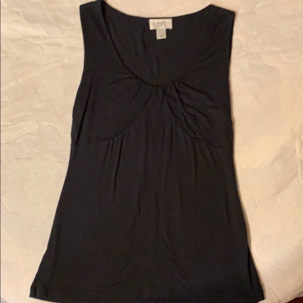 Loft Black Sleeveless Top